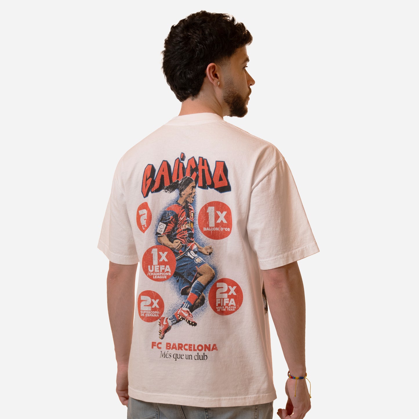 #002 Ronaldinho Tee (WHITE)