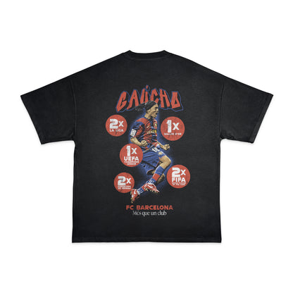 #002 Ronaldinho Tee (BLACK)