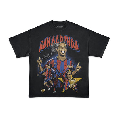 #002 Ronaldinho Tee (BLACK)