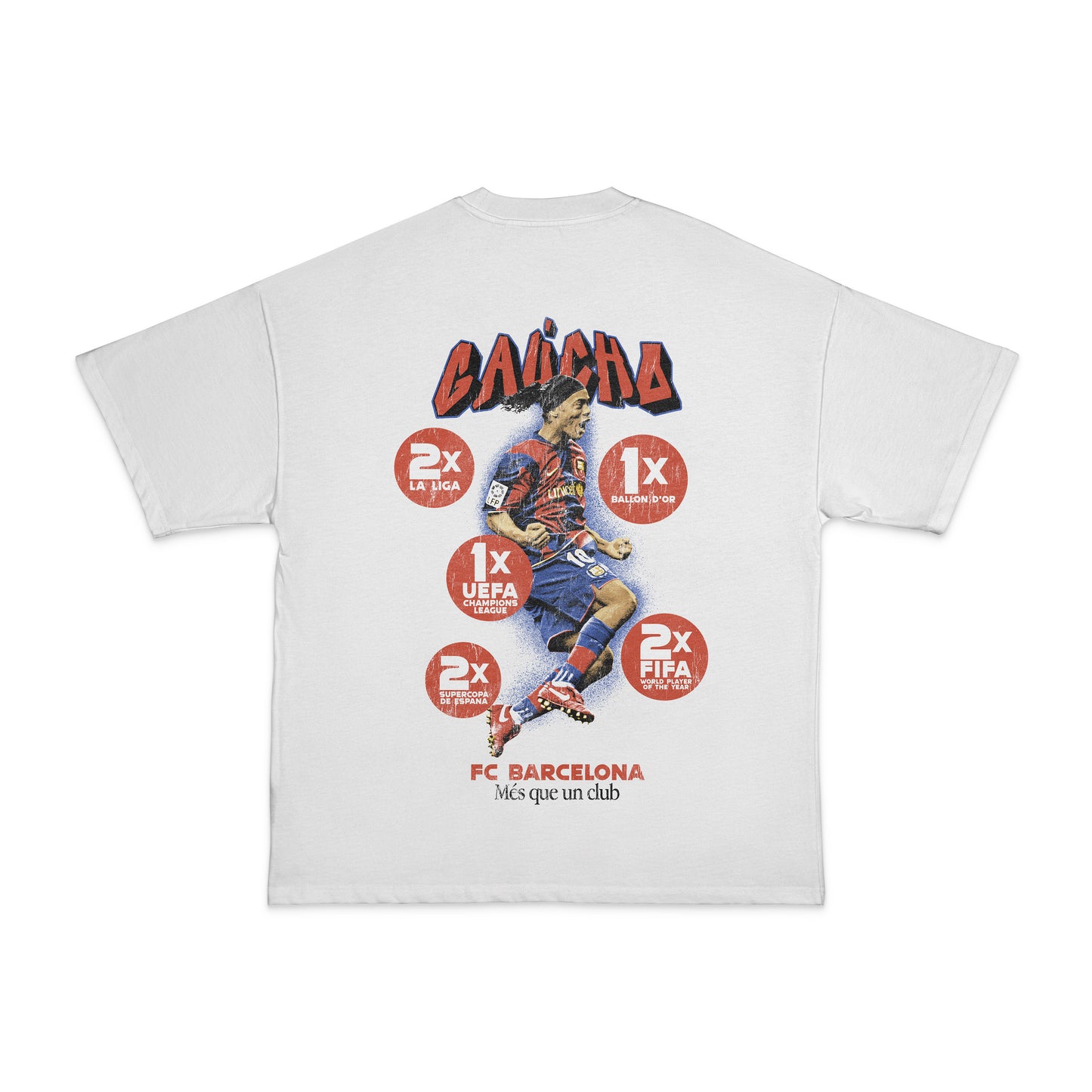 #002 Ronaldinho Tee (WHITE)